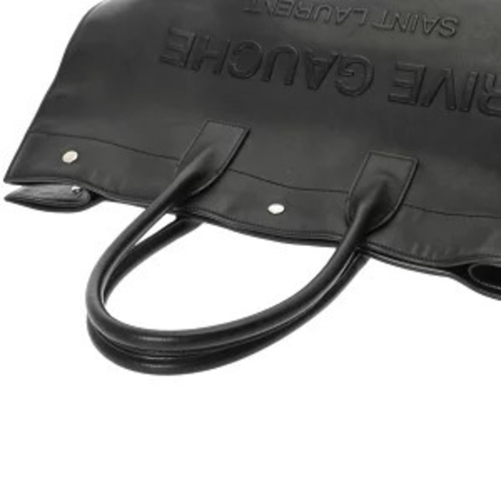 Saint Laurent Rive Gauge Black Smooth Leather Tote Bag - Picture 3 of 9